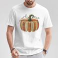 Book Pumpkin Autumn Halloween Literary Readers T-Shirt Unique Gifts