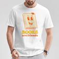 Books Are Friends Bookish Bookstore Library Premium Tri-Blend T-Shirt Unique Gifts