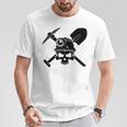Calavera Minero De Carb Camiseta unisex Regalos divertidos