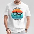 Coachman 馬車 馬車 職業格言 Tシャツ 面白い贈り物