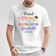 Colorful Proud Mom Of A Kindergarten Graduate 2026 Grad T-Shirt Unique Gifts