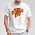Dad Of The Birthday Boy Fun Comic Book Graphic T-Shirt Unique Gifts Dad Of The Birthday Boy Fun Comic Book Graphic T-Shirt Unique Gifts
