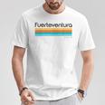 Rétrointage Des Îles Canaries Fuerteventura T-Shirt Cadeaux drôles