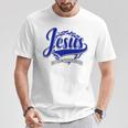 Diseño Religioso Cristiano Español Con Mensaje De Jesús Camiseta unisex Regalos divertidos