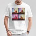 Dj Cat On Decks Cat Dj スクラッチ ターンテーブル カラフル Edm Tシャツ 面白い贈り物