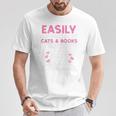 Easily Distracted By Cats Books Bookworm Women Girls Kids Performance T-Shirt Unique Gifts Easily Distracted By Cats Books Bookworm Women Girls Kids Performance T-Shirt Unique Gifts