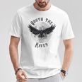 Edgar Allan Poe Nevermore The Raven Quote Literary Book T-Shirt Unique Gifts Edgar Allan Poe Nevermore The Raven Quote Literary Book T-Shirt Unique Gifts