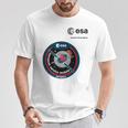 Esa欧州宇宙機関ミッションesmアルテミスパッチ Tシャツ 面白い贈り物