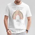 Hacer Del Mundo Un Lugar Mejor Desde 1970 Cumpleaños De Es Camiseta unisex Regalos divertidos