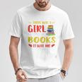 Library Book Lover Once Upon a Time a Girl Loved Books T-Shirt Unique Gifts