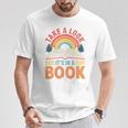 Take A Look It's In A Book Retro Reading Book Lover Premium Tri-Blend T-Shirt Unique Gifts