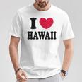 I Love Hawaii ハワイが大好き Tシャツ 面白い贈り物