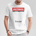 Man Birthday Shirt Year Birthday Guest Book 50 Years T-Shirt Unique Gifts