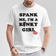 Pank Me I'm A Kinky Girl Tシャツ 面白い贈り物