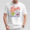 Pasta Princess Retro Italian Noodle Foodie Lover T-Shirt Unique Gifts