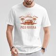 Pico Rivera Ca カリフォルニア レトロ ビンテージ サーフィン ビーチ 長袖tシャツ Tシャツ 面白い贈り物
