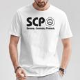 ScpecureContainProtect-Cp Foundation Tシャツ 面白い贈り物