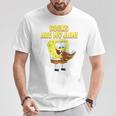 SpongeBob Loves Reading Books Are My Jam Raglan Baseball Tee T-Shirt Unique Gifts