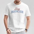 Stay Bookish Retro Varsity Librarian Book Reader T-Shirt Unique Gifts Stay Bookish Retro Varsity Librarian Book Reader T-Shirt Unique Gifts