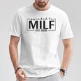 Upgraded To Milf Est 2026 Birthday New Hot Mom Milf T-Shirt Personalized Gifts