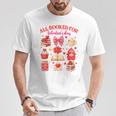 Valentines Reading Book Lover All Booked For Valentine's Day T-Shirt Unique Gifts