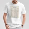 Vintage Library Due Date Card For Book Lovers Librarians T-Shirt Unique Gifts Vintage Library Due Date Card For Book Lovers Librarians T-Shirt Unique Gifts
