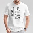 Wittgenstein Rabbit Duck Philosopher Tシャツ 面白い贈り物