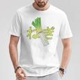 ねぎ ねぎ 漢字 Tシャツ 面白い贈り物