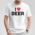 アイラブビール Tシャツ 面白い贈り物