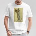 エルミットタロットカード スピリチュアリティ ヴィンテージ Tシャツ 面白い贈り物