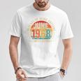 オンバック 1968年6月から素晴らしいヴィンテージレトロ58歳の誕生日 Tシャツ 面白い贈り物