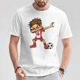 カナダ代表サッカー Canadaoccer Jersey カナダ国旗 Tシャツ 面白い贈り物