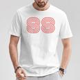 クールなレトロなレタリングジャージ、背番号88 1988 Born Tシャツ 面白い贈り物