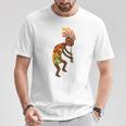ココペリネイティブアメリカンtシャツ スモールプリント Tシャツ 面白い贈り物