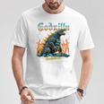 ゴジラ 日本の怪獣 Tシャツ 面白い贈り物