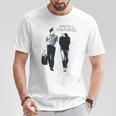 サイモン&ガーファンクル ウォーキング 長袖tシャツ Tシャツ 面白い贈り物