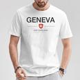 ジュネーブ スイス 首都 スイス ジュネーブ スイス Tシャツ 面白い贈り物