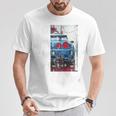 バックプリント ディストレス Jdm ドリフトカー 日本国内市場 Tシャツ 面白い贈り物