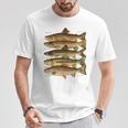 トラウト魚種種フィッシング フライフィッシング トラウト Tシャツ 面白い贈り物