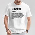 トリニダード・トバゴ Limer Definition Liming Lime Tシャツ 面白い贈り物