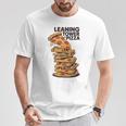 ピザ愛好家のためのピザの斜塔 Tシャツ 面白い贈り物