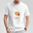 フランスのj'peux Pas J'ai Cidre Cider Lovers Tシャツ 面白い贈り物
