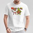 ベトナム・エクアドル国旗 ベトナムのルーツ 誇り高きエクアドルの遺産 ベトナムの誇り Tシャツ 面白い贈り物