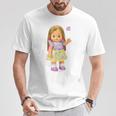メルちゃんのおともだち ネオりん Bigプリント Tシャツ 面白い贈り物