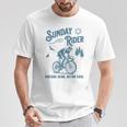 レトロ サイクリング サイクリスト 自転車 バイク サンデー ライド クラブ レース Tシャツ 面白い贈り物