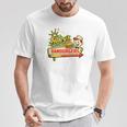 レトロダイナーサインアート ヘンリーのハンバーガー Tシャツ 面白い贈り物