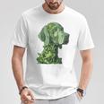 ワイマラナー 犬 グラフィック ペット アートワーク ワイマラナー Tシャツ 面白い贈り物