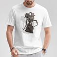 ワヤン インドネシア文化 人形 部族 Tシャツ 面白い贈り物