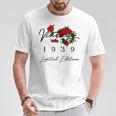 ヴィンテージ 87歳の誕生日 デコレーション ヴィンテージ 1939 87歳 Tシャツ 面白い贈り物