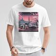 ヴィンテージ Jdm 日本伝説 ドリフト レースカー 東京 背面 Tシャツ 面白い贈り物